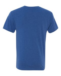 Next Level 6040 Men’s Triblend V-Neck Tee – Vintage Royal (back)