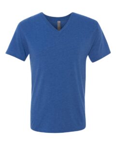 Next Level 6040 Men’s Triblend V-Neck Tee – Vintage Royal