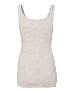 Next Level 3533 Women’s Spandex Jersey Tank – Light Heather Grey (back)