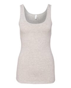 Next Level 3533 Women’s Spandex Jersey Tank – Light Heather Grey