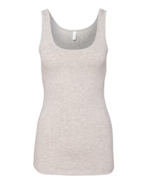 Next Level 3533 Women’s Spandex Jersey Tank – Light Heather Grey