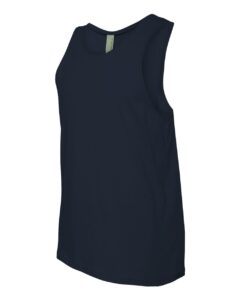 Next Level 3633 Unisex Cotton Tank – Midnight Navy (side)