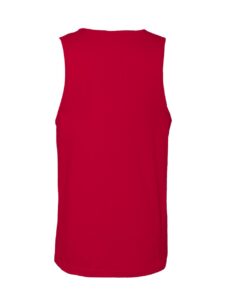 Next Level 3633 Unisex Cotton Tank – Red (back)