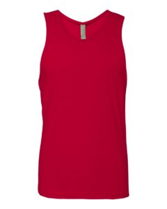 Next Level 3633 Unisex Cotton Tank – Red