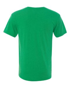 Next Level 6040 Men’s Triblend V-Neck Tee – Envy (back)