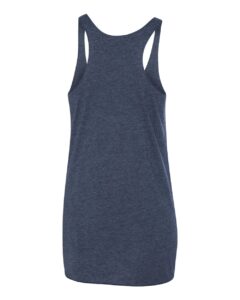 Next Level 6733 Women’s Triblend Racerback Tank – Vintage Navy (back)