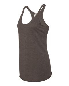 Next Level 6733 Women’s Triblend Racerback Tank – Macchiato (side)