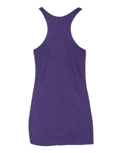 Next Level 6733 Women’s Triblend Racerback Tank – Purple Rush (back)
