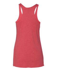 Next Level 6733 Women’s Triblend Racerback Tank – Vintage Red (back)