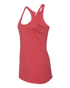 Next Level 6733 Women’s Triblend Racerback Tank – Vintage Red (side)