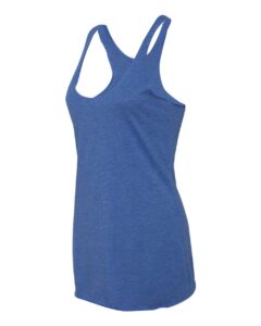 Next Level 6733 Women’s Triblend Racerback Tank – Vintage Royal (side)