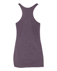 Next Level 6733 Women’s Triblend Racerback Tank – Vintage Purple (back)