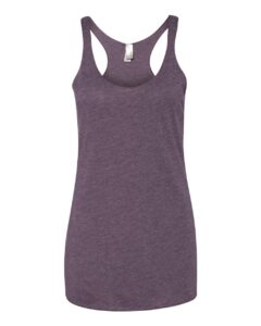 Next Level 6733 Women’s Triblend Racerback Tank – Vintage Purple