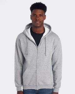 JERZEES 993MR Unisex NuBlend® Full-Zip Hooded Sweatshirt