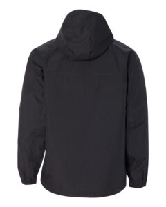 DRI DUCK 5335 Unisex Torrent Waterproof Hooded Jacket – Black (back)