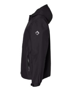 DRI DUCK 5335 Unisex Torrent Waterproof Hooded Jacket – Black (side)