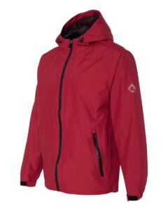 DRI DUCK 5335 Unisex Torrent Waterproof Hooded Jacket – Red (side)