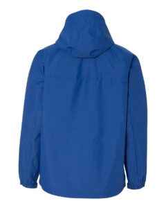 DRI DUCK 5335 Unisex Torrent Waterproof Hooded Jacket – Tech Blue (back)