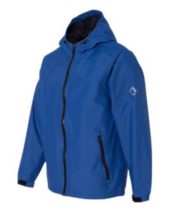 DRI DUCK 5335 Unisex Torrent Waterproof Hooded Jacket – Tech Blue (side)