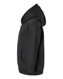 Rabbit Skins 3346 Toddler Full-Zip Fleece Hoodie Sweatshirt – Vintage Smoke (side)