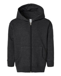 Rabbit Skins 3346 Toddler Full-Zip Fleece Hoodie Sweatshirt – Vintage Smoke