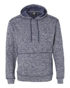 J. America 8613 Men’s Cosmic Fleece Hooded Sweatshirt – Navy Fleck