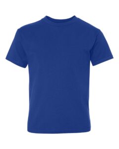 Hanes 498Y Youth Perfect-T T-Shirt – Deep Royal