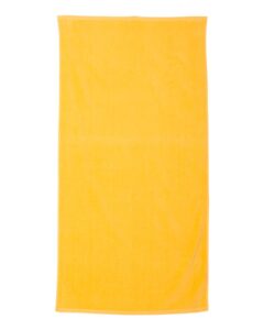 Carmel Towel Company C3060 Velour Beach Towel – Sunlight (side)