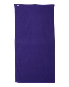 Carmel Towel Company C3060 Velour Beach Towel – Purple (back)