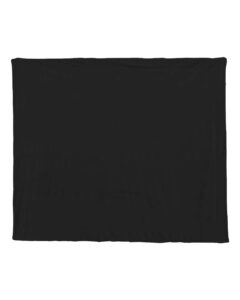 Alpine Fleece 8712 Micro Mink Sherpa Blanket – Black