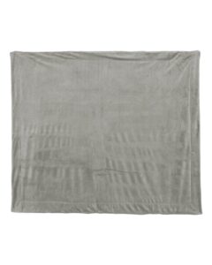 Alpine Fleece 8712 Micro Mink Sherpa Blanket – Grey