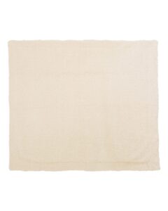 Alpine Fleece 8712 Micro Mink Sherpa Blanket – Chocolate (back)