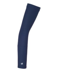 Badger 0200 Unisex Arm Sleeve – Navy (side)