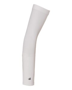 Badger 0200 Unisex Arm Sleeve – White (side)