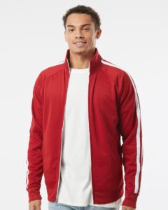 Independent Trading Co. EXP70PTZ Men’s Lightweight Poly-Tech Full-Zip Track Jacket