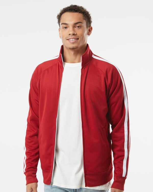 Independent Trading Co. Men’s Lightweight Poly-Tech Full-Zip Track Jacket