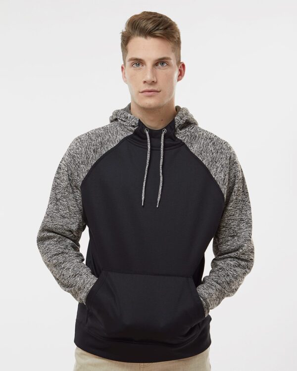 J. America Men’s Colorblocked Cosmic Fleece Hooded Sweatshirt