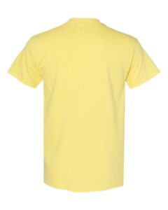 Heavy Cotton T-Shirt – Cornsilk (back)