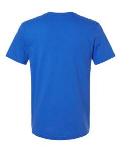 Gildan 64V00 Unisex Softstyle® V-Neck T-Shirt – Royal (back)