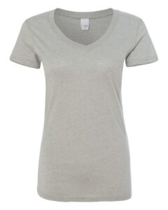 J. America 8136 Women’s Glitter V-Neck T-Shirt