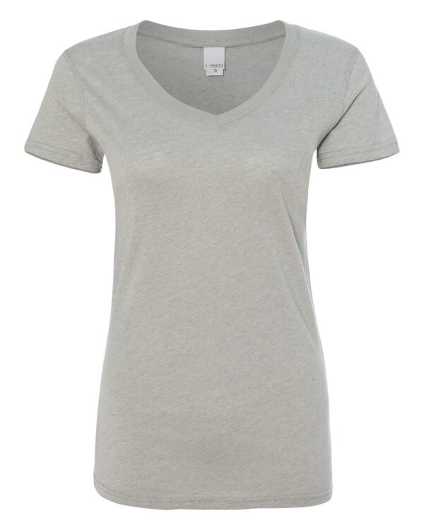 J. America Women’s Glitter V-Neck T-Shirt