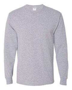 JERZEES 29LSR Unisex Dri-Power® Long Sleeve 50/50 T-Shirt – Athletic Heather