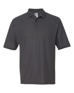 JERZEES 537MR Men’s Easy Care™ Piqué Polo – Charcoal Grey