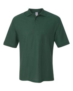 JERZEES 537MR Men’s Easy Care™ Piqué Polo – Forest Green
