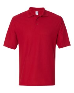 JERZEES 537MR Men’s Easy Care™ Piqué Polo – True Red