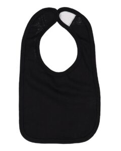 Rabbit Skins 1005 Infant Premium Jersey Bib – Black