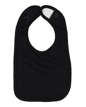 Rabbit Skins 1005 Infant Premium Jersey Bib – Black