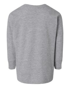 Rabbit Skins 3302 Toddler Fine Jersey Long Sleeve Tee – Heather (back)