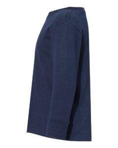 Rabbit Skins 3302 Toddler Fine Jersey Long Sleeve Tee – Navy (side)