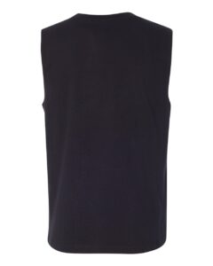 BELLA + CANVAS 3483 Jersey Muscle Tank – Black (back)